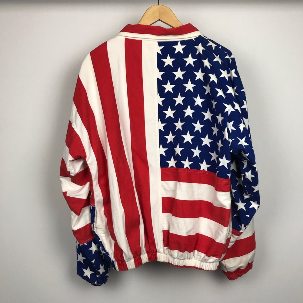 HOST PICK💎 Vintage American Flag Carabella Jacket - Picture 8 of 8